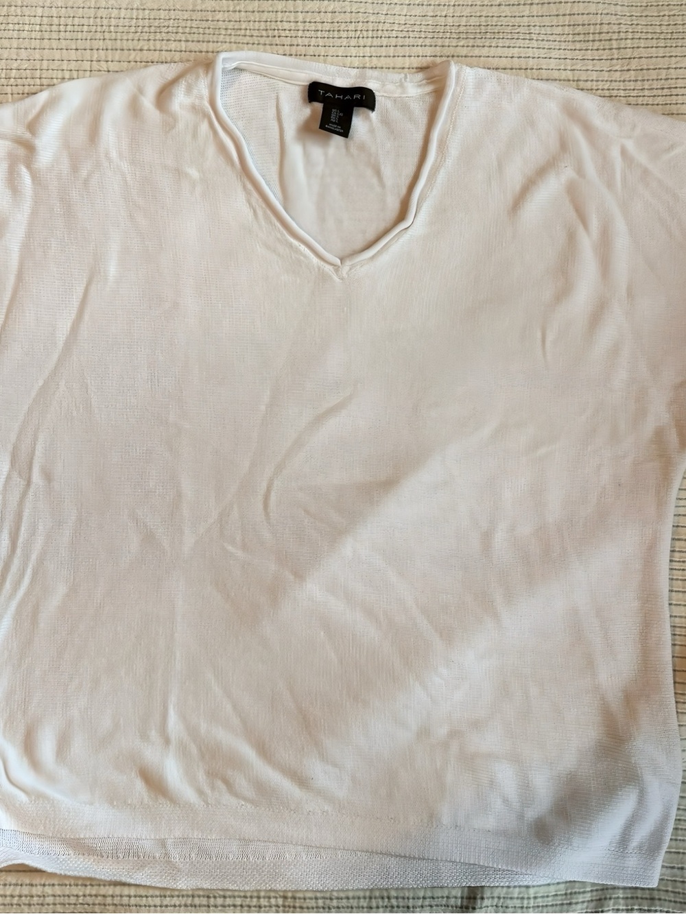 Tahiti Lightweight White Sweater